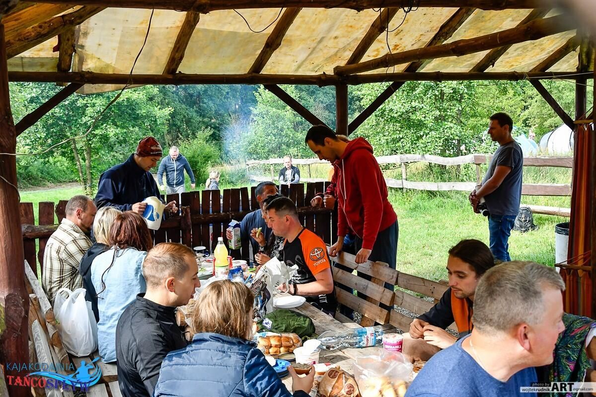 Кемпинги Forest Campsite at the Wierzyca river Kolińcz-13